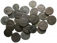 Lot of ca. 27 roman bronze coins / SOLD AS SEEN, NO RETURN!