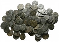 Lot of ca. 100 roman bronze coins / SOLD AS SEEN, NO RETURN!