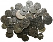 Lot of ca. 48 roman bronze coins / SOLD AS SEEN, NO RETURN!
