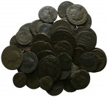 Lot of ca.50 late roman bronze coins / SOLD AS SEEN, NO RETURN!