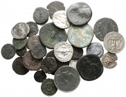Lot of ca. 30 ancient bronze coins / SOLD AS SEEN, NO RETURN!
