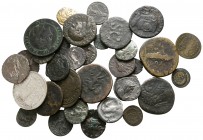 Lot of ca. 34 ancient bronze coins / SOLD AS SEEN, NO RETURN!