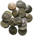 Lot of ca. 20 ancient bronze coins / SOLD AS SEEN, NO RETURN!