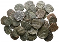Lot of ca. 38 byzantine bronze coins / SOLD AS SEEN, NO RETURN!