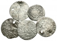 Lot of 5 medieval silver coins / SOLD AS SEEN, NO RETURN!