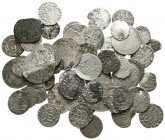 Lot of ca. 50 medieval silver coins / SOLD AS SEEN, NO RETURN!
