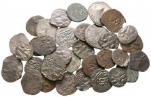 Lot of ca. 35 islamic bronze coins / SOLD AS SEEN, NO RETURN!