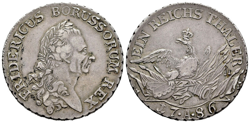 Germany. Prussia. Friedrich II (1740-1786). 1 thaler. 1786. Berlin. A. (Km-332.1...
