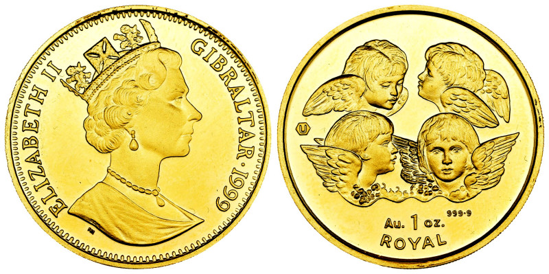 Gibraltar. Elizabeth II. 1 ounce. 1999. Au. 31,17 g. PROOF. Est...1600,00. 

S...