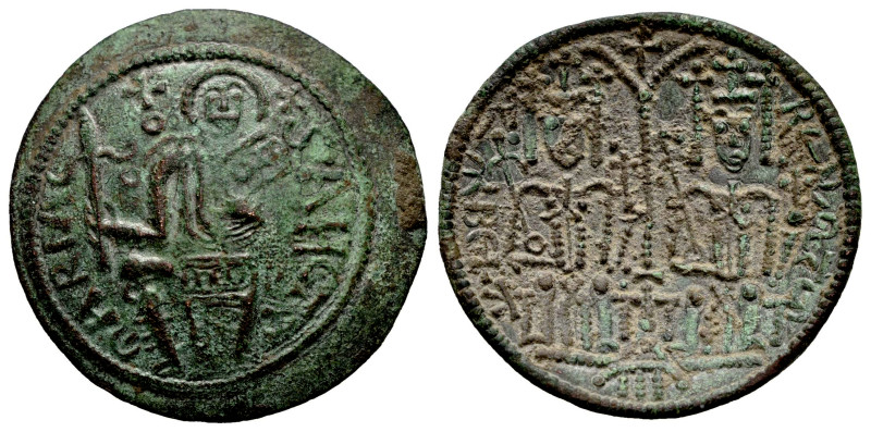 Hungary. Bela III. Scyphate Rézpénz. 1172-1196 d.C. (Unger-114). (CNH-98/100). A...