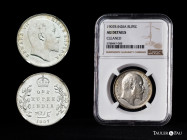 British India. Edward VII. 1 rupee. 1907. Mumbai. (Km-508). Ag. 11,69 g. Slabbed by NGC as AU DETAILS. Cleaned. NGC-AU. Est...50,00. 

Spanish descr...