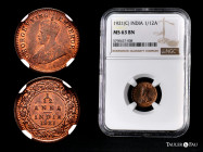 British India. George V. 1/12 anna. 1921. Calcutta. (Km-509). Ae. Original luster. Slabbed by NGC as MS 63 BN. NGC-MS. Est...30,00. 

Spanish descri...