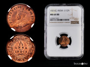 British India. George V. 1/12 anna. 1921. Calcutta. (Km-509). Ae. Original luster. Slabbed by NGC as MS 64 RB. NGC-MS. Est...30,00. 

Spanish descri...
