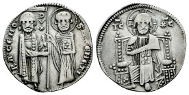 Italy. Venice. Ranieri Zeno (1253-1268). Grosso. (Montenegro-45). (Paolucci-1). Ag. 2,14 g. Choice VF. Est...60,00. 

Spanish description: Italia. V...