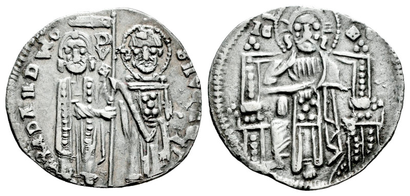 Italy. Venice. Francesco Dandolo (1328-1339). Grosso. (Paolucci-2). Ag. 2,02 g. ...