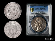 Liechtenstein. Johann II. 5 kronen. 1915. Wien. (Km-Y4). (Divo-64). Ag. Slabbed by PCGS as UNC Details, Cleaned. Ex Stack's Bowers, January 2018 NYINC...
