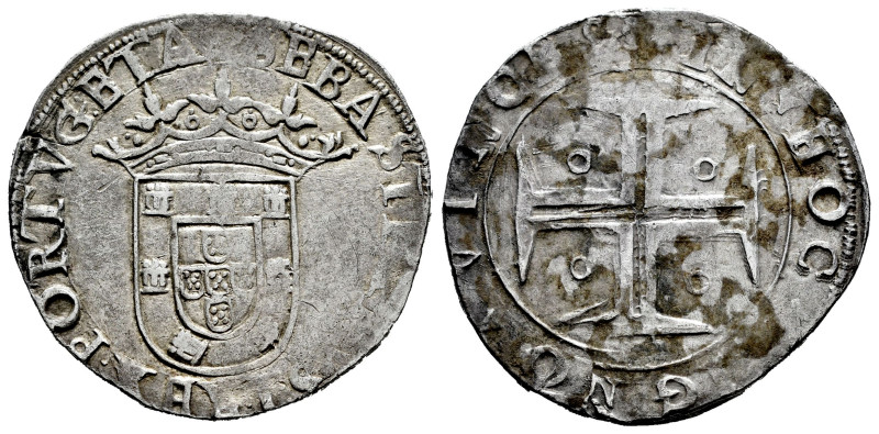 Portugal. D. Sebastiao I (1557-1578). 1 tostão. (Gomes-50.04). Anv.: SEBASTIANVS...