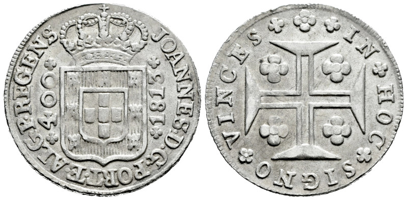 Portugal. Joao, Prince Regent. 400 reis. 1813. (Km-331). (Gomes-24.05). Ag. 13,8...