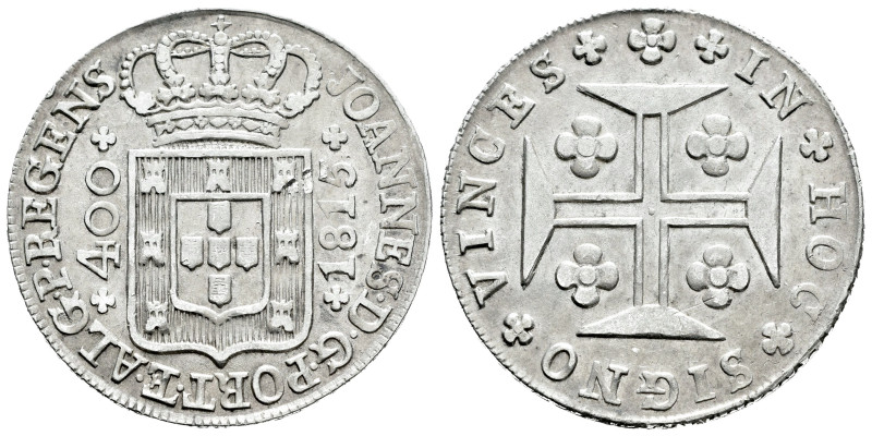 Portugal. Joao, Prince Regent. 400 reis. 1815. (Km-331). (Gomes-24.07). Ag. 13,2...