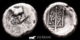 Thrace Silver Hemidrachm 1.86 g. 10 mm Byzantion 387/340 BC gVF