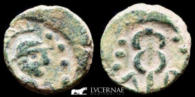 Gaul Massalia bronze Æ15 Half Unit 2.09 g., 15 mm. Massalia after 49 BC Good Very Fine