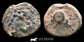 CARISA Bronze Semis 5,01 g., 19 mm. Bornos (Cádiz). 100-50 B.C. gVF