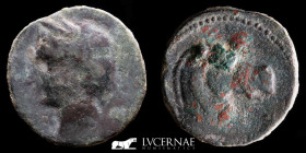 Cartagonova Bronze Calco 9.00 g., 22 mm. Cartagonova 220/15 BC. Good Very fine