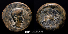 Castulo Æ Bronze As 28.20 g 30 mm. Cazlona, Jaén 180 BC Good Very Fine