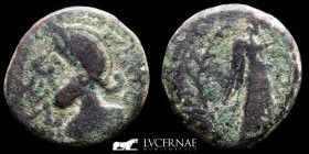 Iliberri (Granada) Bronze Semis 6,27 g., 19 mm. Iliberri 150-100 B.C. Good very fine (MBC+)