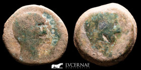 Ilurcon Bronze As 26,30 g. 29 mm. Pinos Puente, Granada 50 BC Good Very Fine