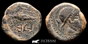 Sexi bronze Semis 6.37 g. 20 mm. Hispania 150-50 B.C. Good very fine (MBC+)
