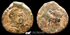 Vesci Æ Bronze As 5,55 g, 22 mm Hispania 50 BC VF
