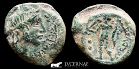 Augustus Bronze Semis 5,83 g, 20 mm. Corduba Julius Caesar times, 44-45 B.C. Good very fine (MBC+)