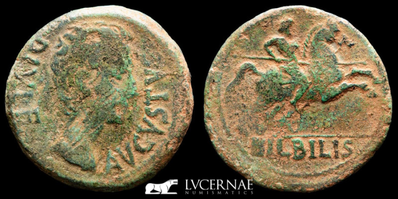 Roman Hispania, Augustus (27 B.C. - 14 A.D.) Bronze As (12.35 g., 30 mm.), minte...