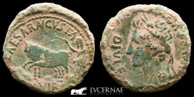 Augustus Bronze As 10.84 g 26 mm Caesaraugusta 27BC-14AD Very Fine