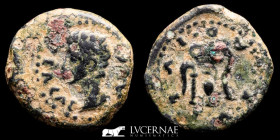 Augustus bronze Quadrans 2.81 g. 16 mm. Colonia Patricia 27 B.C-14 A.D. Good very fine (MBC)