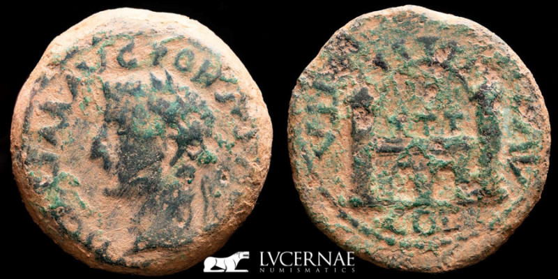 Roman Hispania - Tiberius (14-36 A.D.)
EMERITA (Merida, Badajoz) Bronze As (12.6...