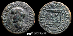 Tiberius Bronze As 13,04 g. 29 mm. Ilici (Elche, Alicante.) 14-37 AD EF