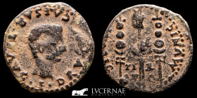 Tiberius Bronze Semis 5.13 g. 22 mm Italica, Santiponce 14-37 A.D. gVF