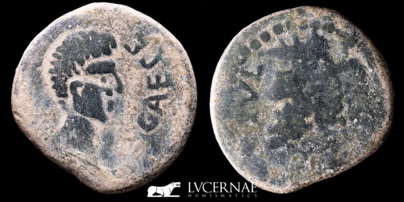 Roman Hispania. Julia Traducta. Augustus times. 
Bronze Semis (4.99 g. 21 mm.).
...