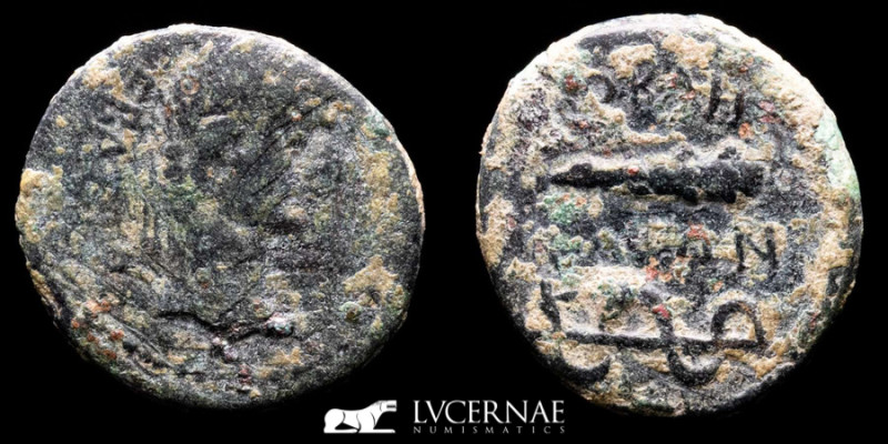 Roman Provincial - Augustus (27 BC - 14 AD) 
Æ16 (2.72 g. 16 mm.)

ΣEBAΣTOΣ Bare...