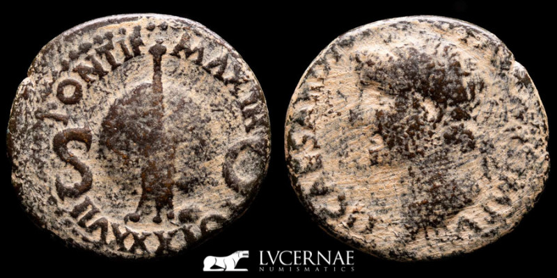 Roman Empire - Tiberius. AD 14-37.
Æ As, (9.04 g. 27 mm.) Rome, AD 36/7. 

TI CA...