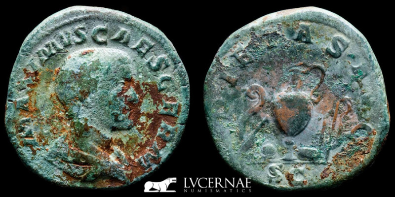 Roman Empire - Maximus caesar (236-238 A.D.) 
Bronze sestertius (21.76. g 30 mm....