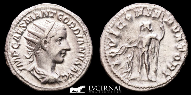 Roman Empire - Gordian III (238-244 AD.), silver antoninianus (4,13 g. 22 mm.). ...