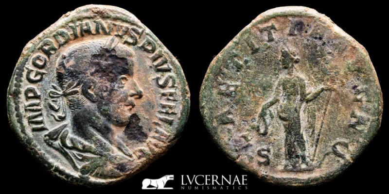 Roman Empire - Gordian III (238-244 A.D.). 
Bronze Sestertius (21.34 g. 31 mm.)....