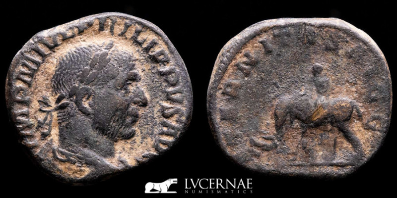 Roman Empire - Philip I 244-249 AD. - Æ Sestertius (19.69 g., 28 mm.). Rome. 

I...