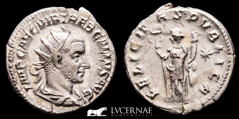 Roman Empire - Trebonianus Gallus. (A.D. 251-253.) Silver antoninianus (4,83 g. ...