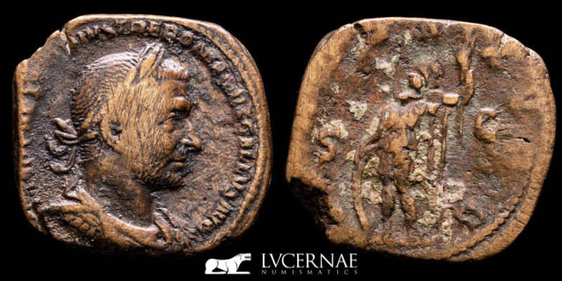 Roman Empire - Trebonianus Gallus (AD 251-253). 
Bronze sestertius (19.18 g., 31...