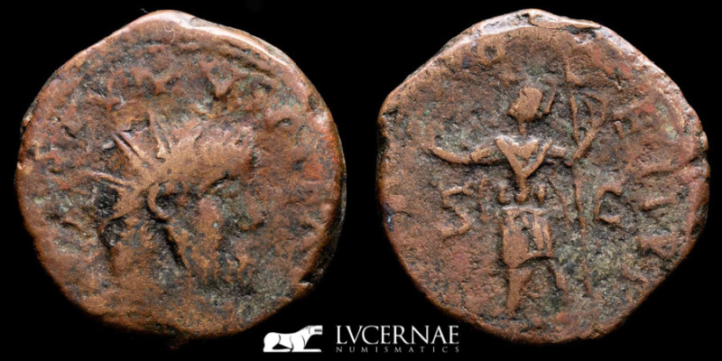 Roman Empire - Postumus (260-269 A.D.) Æ dupondius, barbarous style (11.47 g., 2...