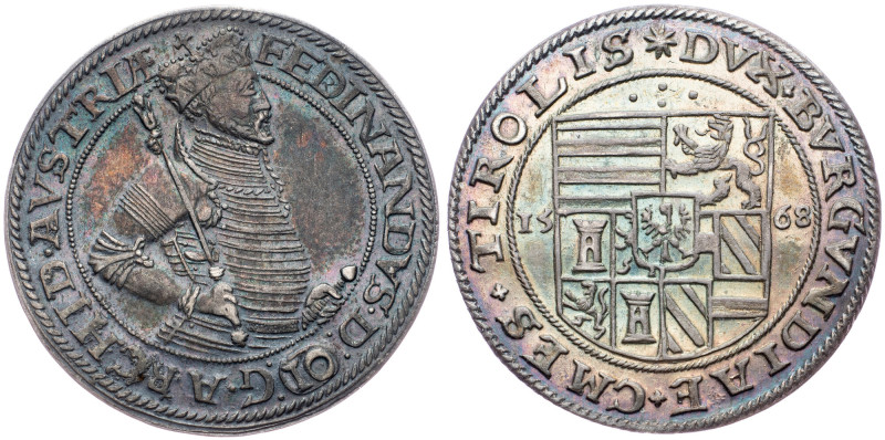 Archduke Ferdinand, 10 Kreuzer 1568, Mühlau CZ Arcivévoda Ferdinand, 10 Kreuzer ...